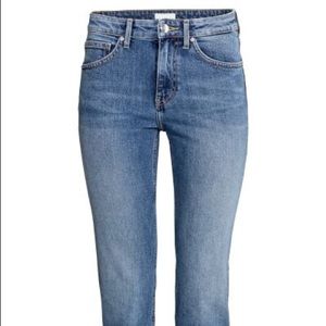 H&M Conscious straight regular ankle jeans